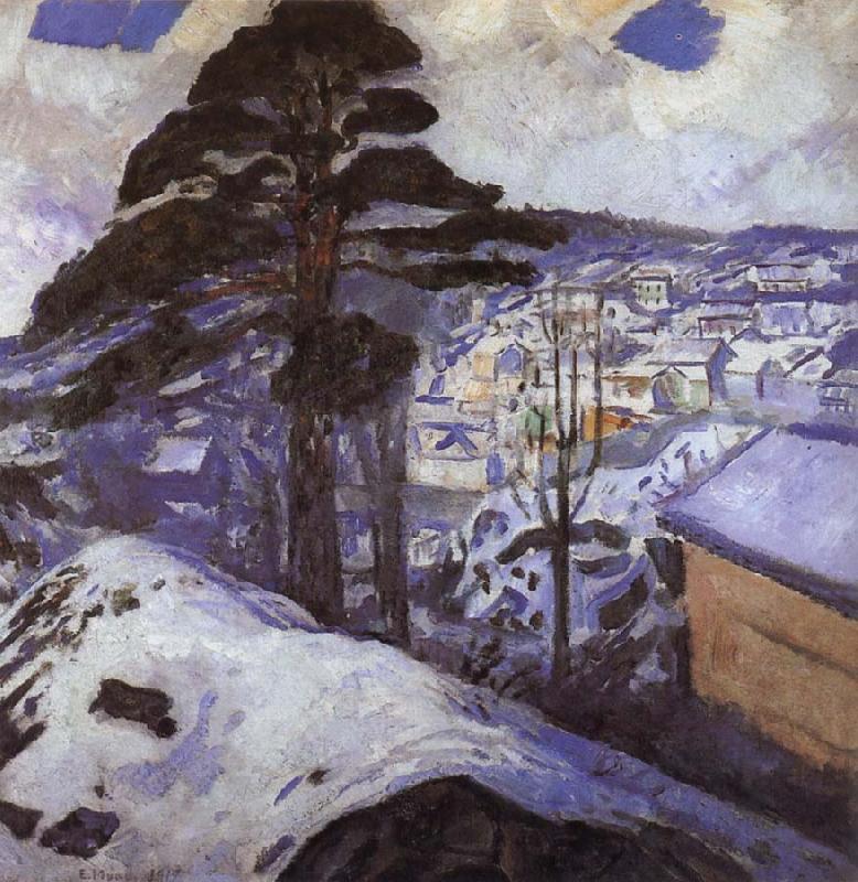 Edvard Munch The Winter China oil painting art
